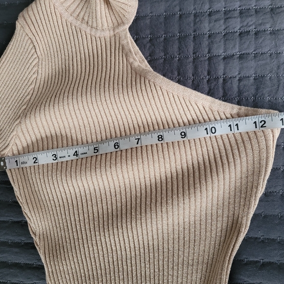 Privy One Shoulder Brown Tan Bodycon Women’s Dress Size Small - Picture 7 of 9